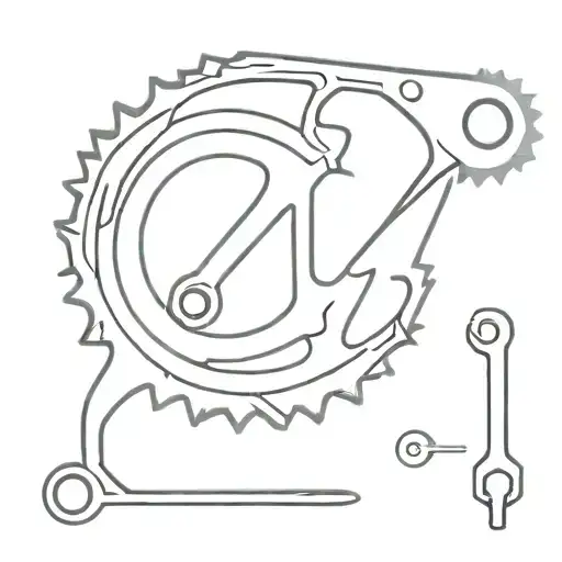 ratchet spanner tool tattoo design idea