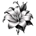 Lily tattoo design idea