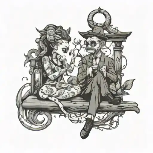 i'll hang around as long as you will let me tattoo design idea