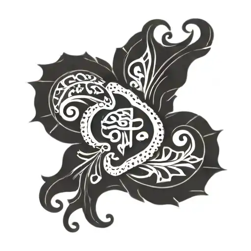 Punjabi language tattoo design idea