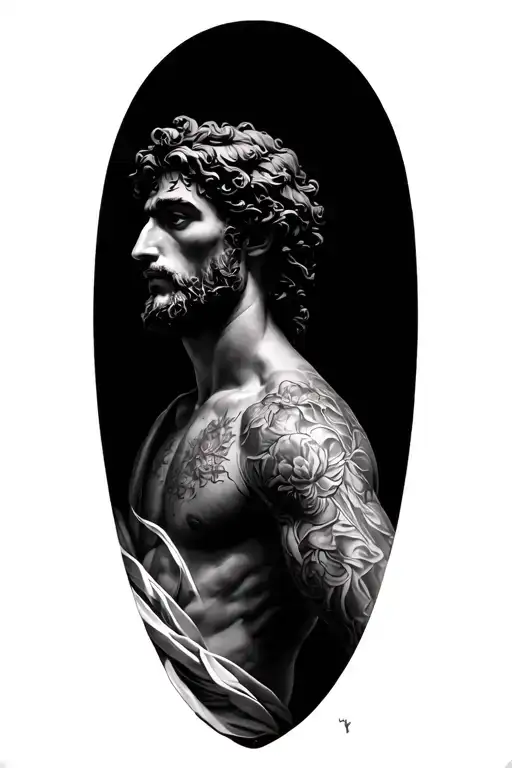St Sebastian tattoo design idea