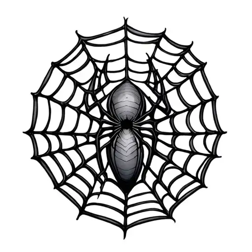 Spiderweb Nipple tattoo design idea