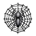 Spiderweb Nipple tattoo design idea