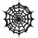 Spiderweb Nipple tattoo design idea