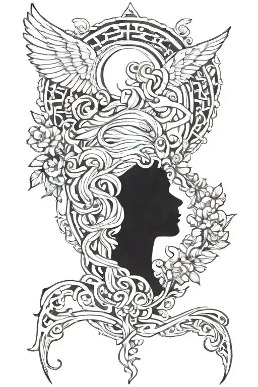 ptsd inside myself gemini sign tattoo design idea