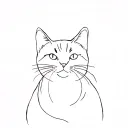 Cat memory tattoo tattoo design idea