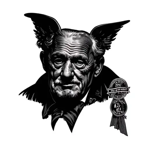 memorial for dad was union organiser  tattoo design idea