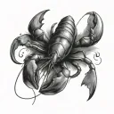 "When you are losing all hope, remember the lobsters in the aquarium in the Titanic restaurant." tattoo design idea