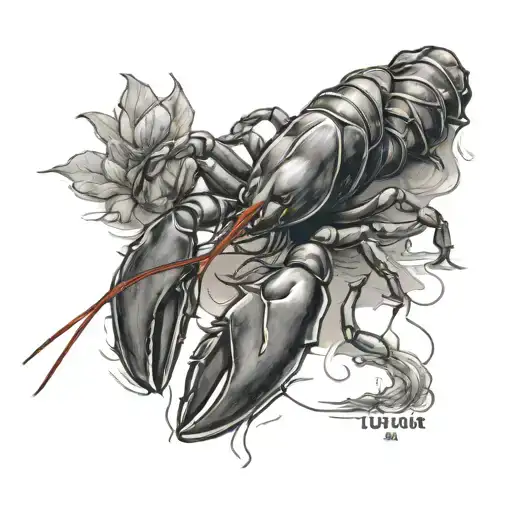"When you are losing all hope, remember the lobsters in the aquarium in the Titanic restaurant." tattoo design idea