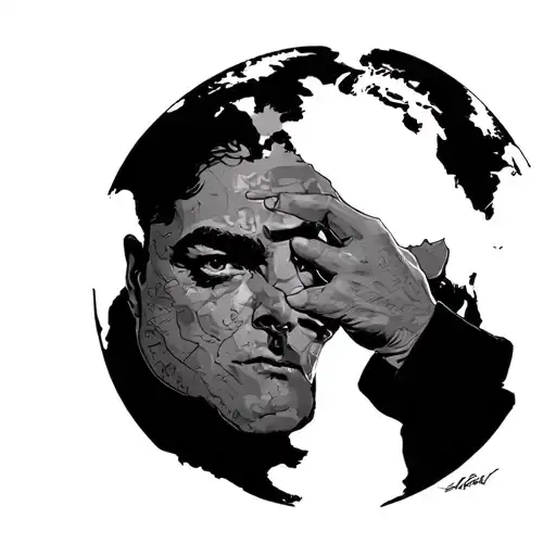 the world is yours scarface tattoo design idea