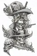 risk taker and gangster tattoo design idea