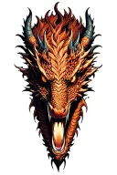 "Pierce" dragon tattoo design idea