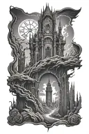 Stephen kings dark tower tattoo design idea