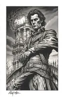 Stephen kings dark tower tattoo design idea