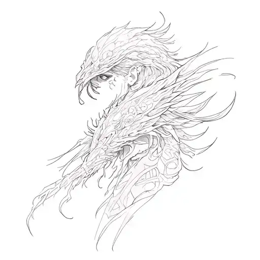 Solo leveling igris tattoo design idea