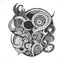 hungry male womb tattoo tattoo design idea