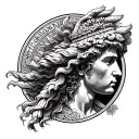 atlas greek mythology tattoo design idea