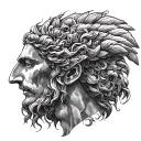 atlas greek mythology tattoo design idea