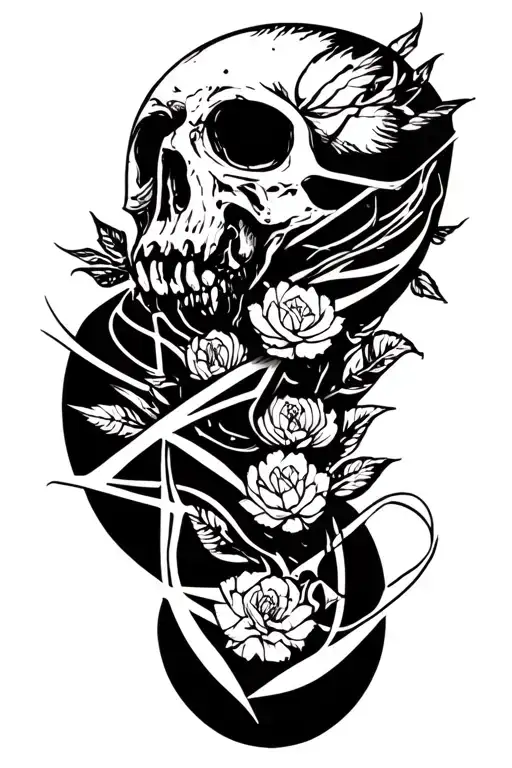 Slime black sabbath electric funeral tattoo design idea