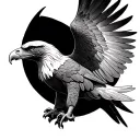 Eagle And Dove tattoo design idea