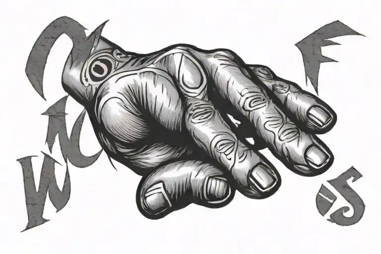 paw and human hand, text "voice for the voiceless" tattoo design idea