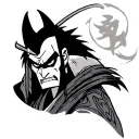 samurai jack tattoo design idea