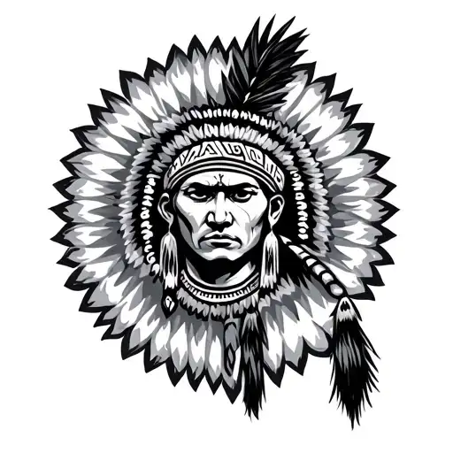 Mapuche tattoo design idea