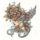 Diana ❤️ tattoo design idea