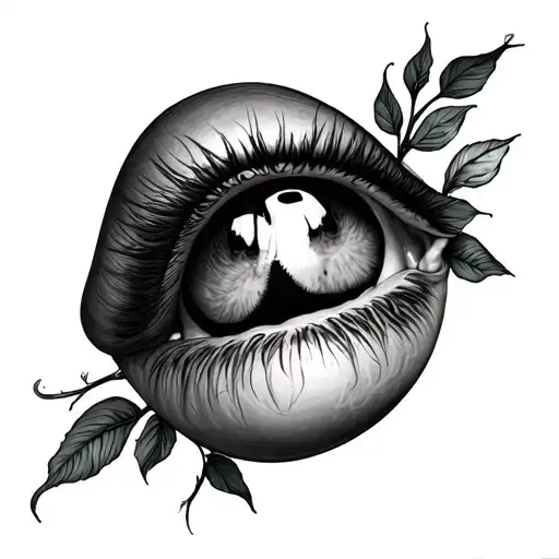 boobies tattoo design idea