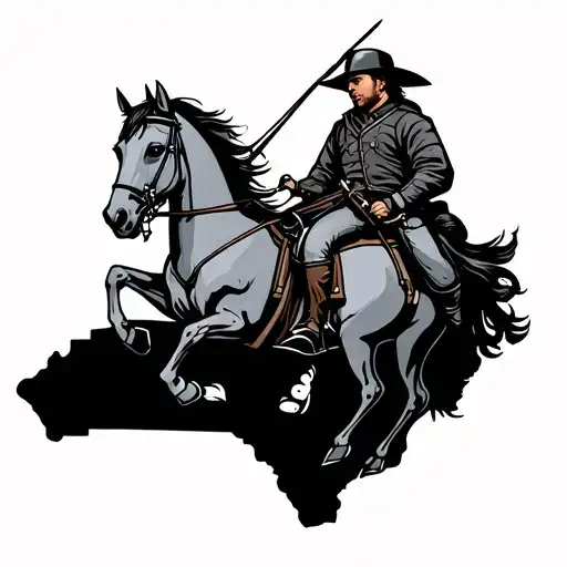 cavalry North Carolina tattoo design idea