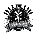 "nobody cares, work harder" with EMS symbols tattoo design idea