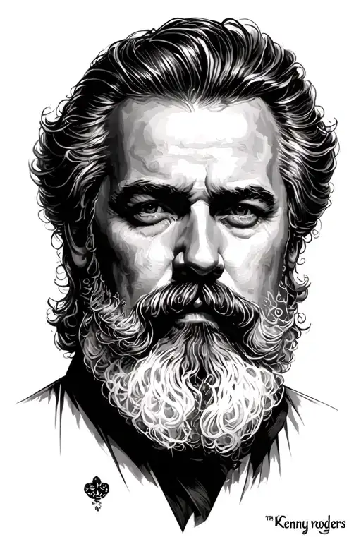 quote from the song the gambler lyrics by Kenny rodgers tattoo design idea