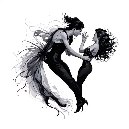 won't you come and dance in the dark with me tattoo design idea