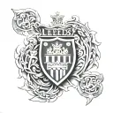 leeds united tattoo design idea