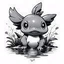 Mudkip tattoo design idea