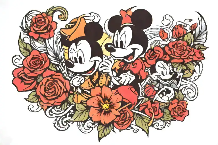 Disney popular hero tattoo design idea