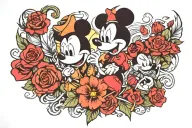 Disney popular hero tattoo design idea