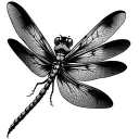 Dragonfly tattoo design idea