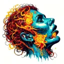 Bipolar Disorder, Anxiety, Rage, Manic tattoo design idea