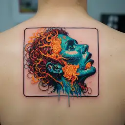 Bipolar Disorder, Anxiety, Rage, Manic tattoo design idea