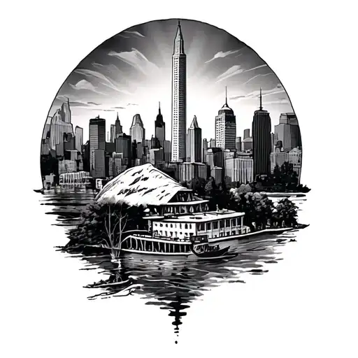 Aspects of Colorado, Washington DC, Geneva, Switzerland, New York City, and Florida tattoo design idea