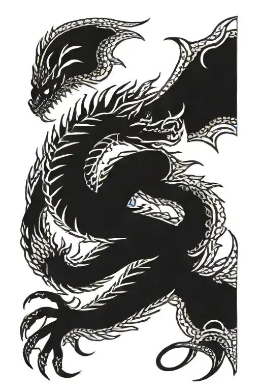 dragon tattoo tattoo design idea