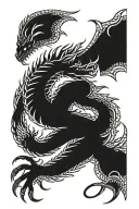 dragon tattoo tattoo design idea