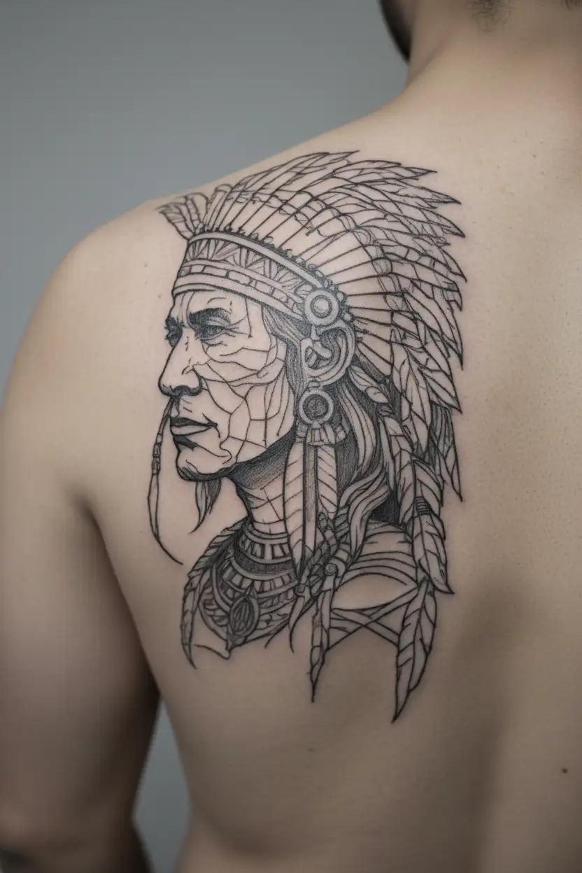 Cherokee Indian, Pennsylvania Dutch, swedish, Irish, Blackfoot Indian tattoo design idea
