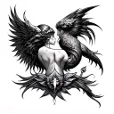 sirens and sailors tattoo design idea