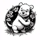 winnie the pooh tattoo design idea