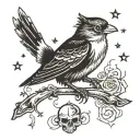 Anxiety tattoo design idea