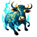 benimaru fire force on calve tattoo design idea