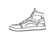 Costume shoe drawing tattoo design idea