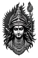 brahma shiva tattoo tattoo design idea